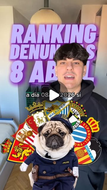 Ranking de denuncias del fútbol español