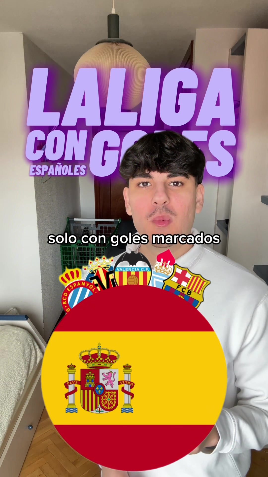 LaLiga española solo con goles españoles